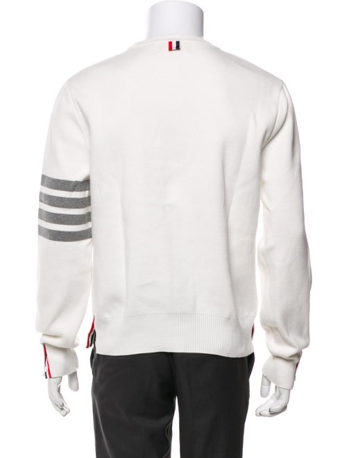 Thom Browne Striped Crew Neck Sweatshirt
