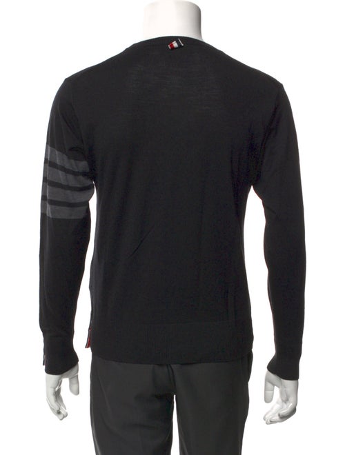 Thom Browne Merino Wool Crew Neck Pullover