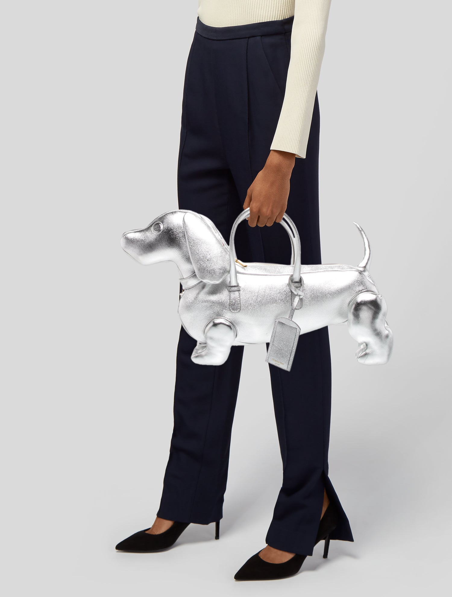 Thom Browne Leather Hector Bag