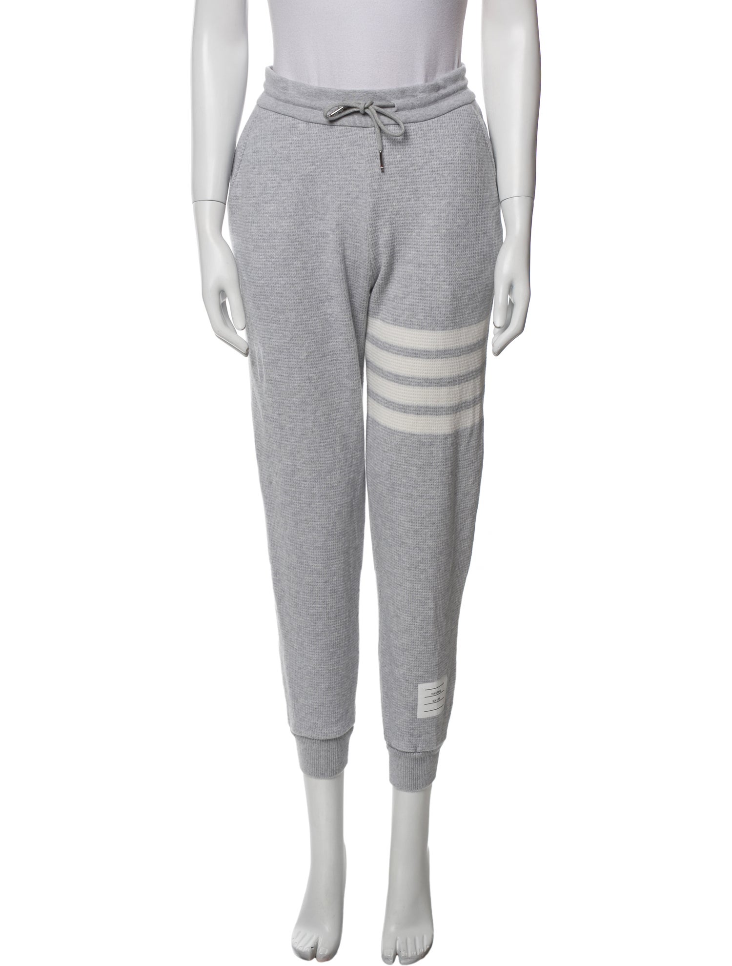Thom Browne Cashmere Grosgrain Trim Sweatpants