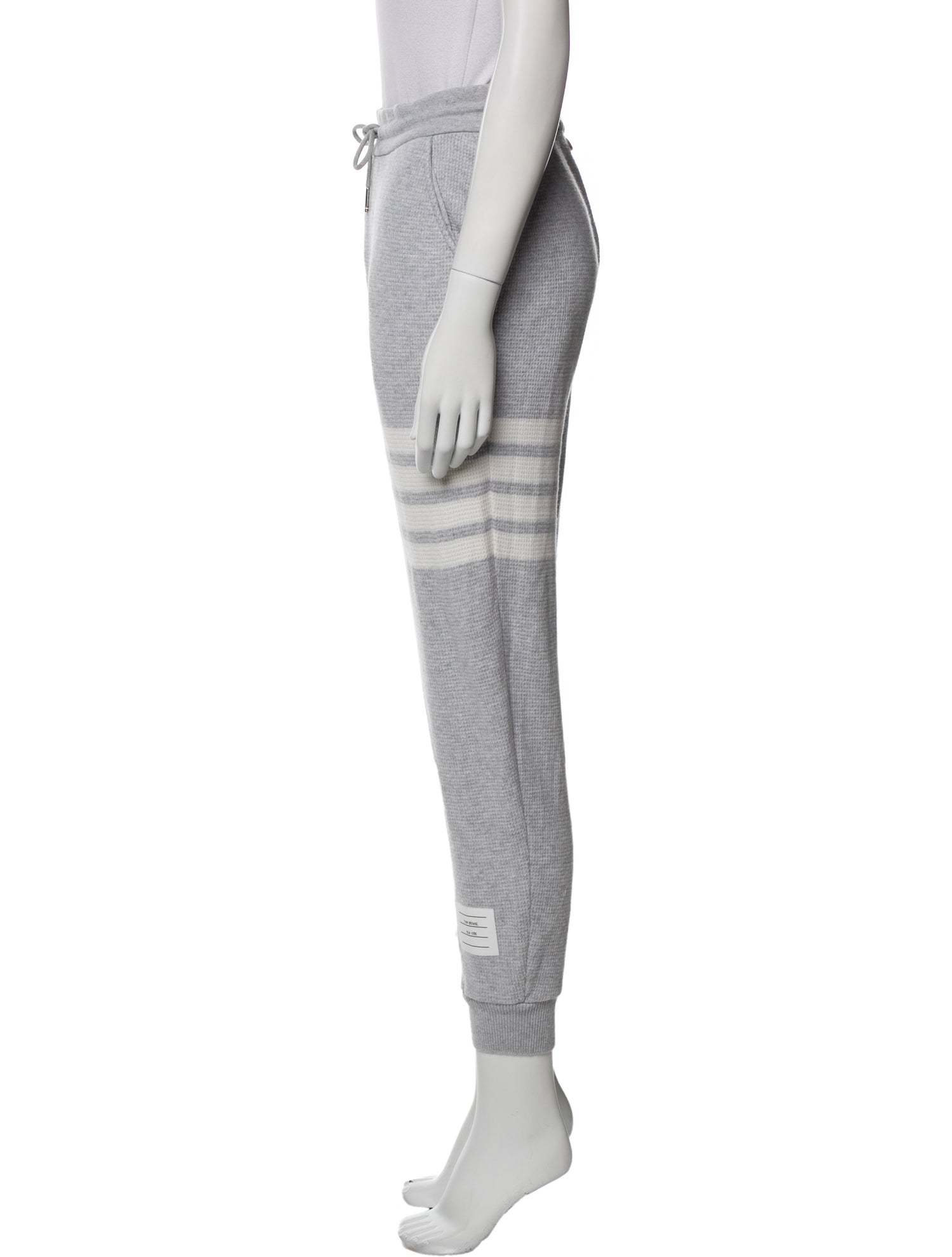 Thom Browne Cashmere Grosgrain Trim Sweatpants