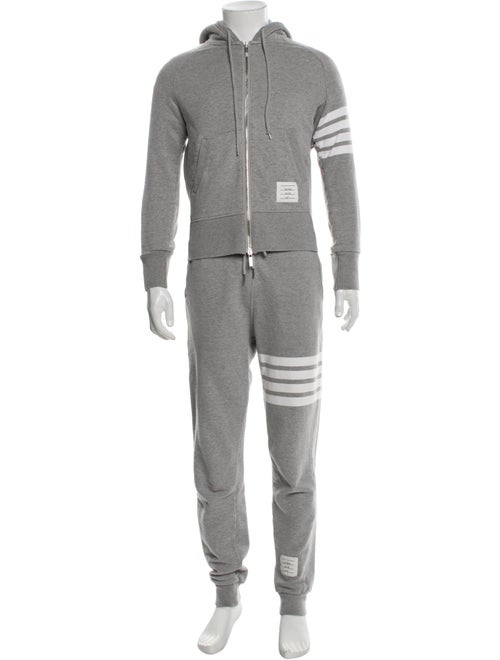 Thom Browne 4-Bar Striped Lounge Set