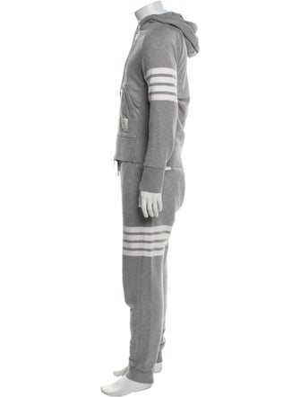 Thom Browne 4-Bar Striped Lounge Set