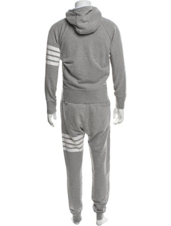 Thom Browne 4-Bar Striped Lounge Set