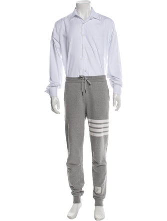 Thom Browne 4-Bar Striped Lounge Set