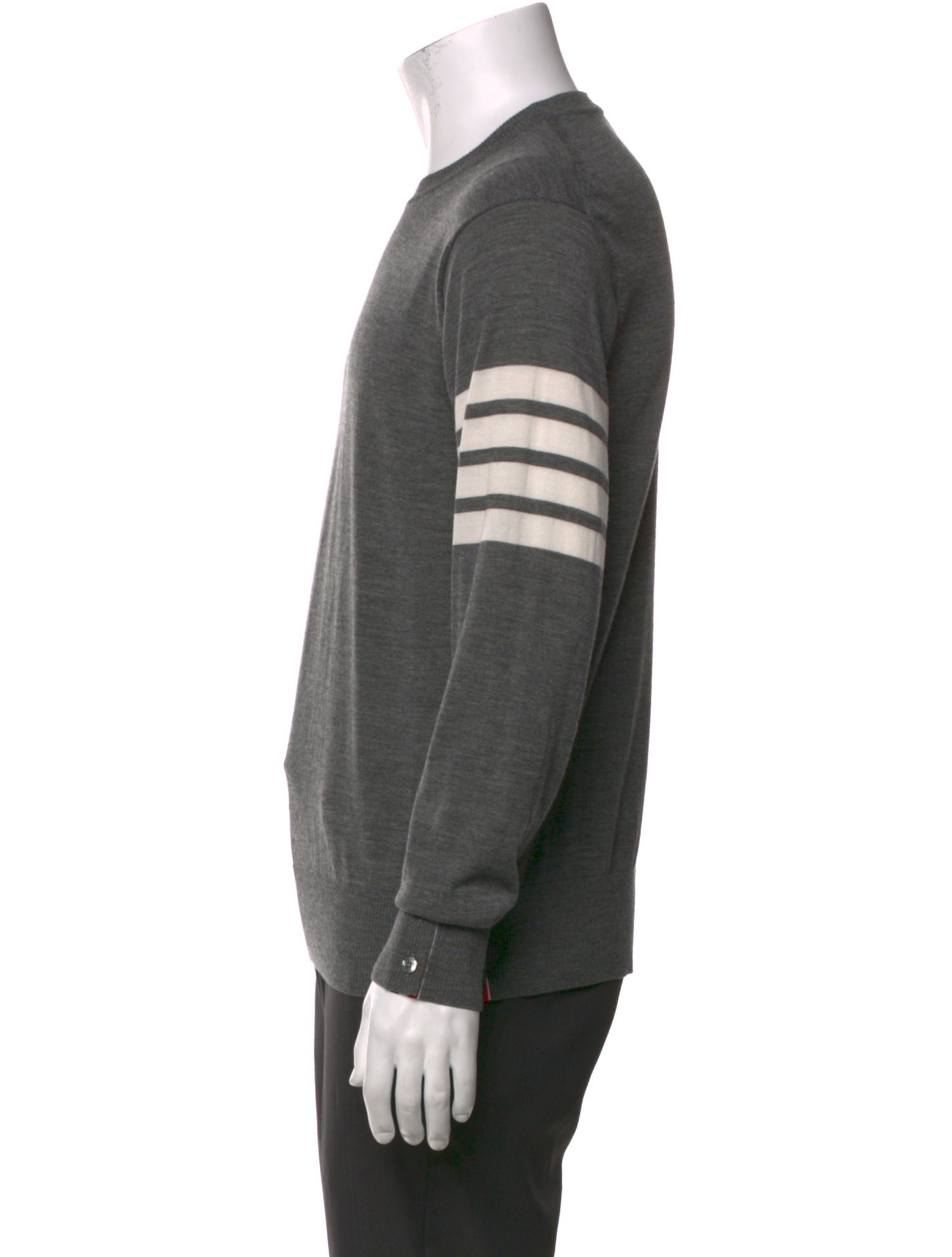 Thom Browne Crew Neck Long Sleeve Pullover