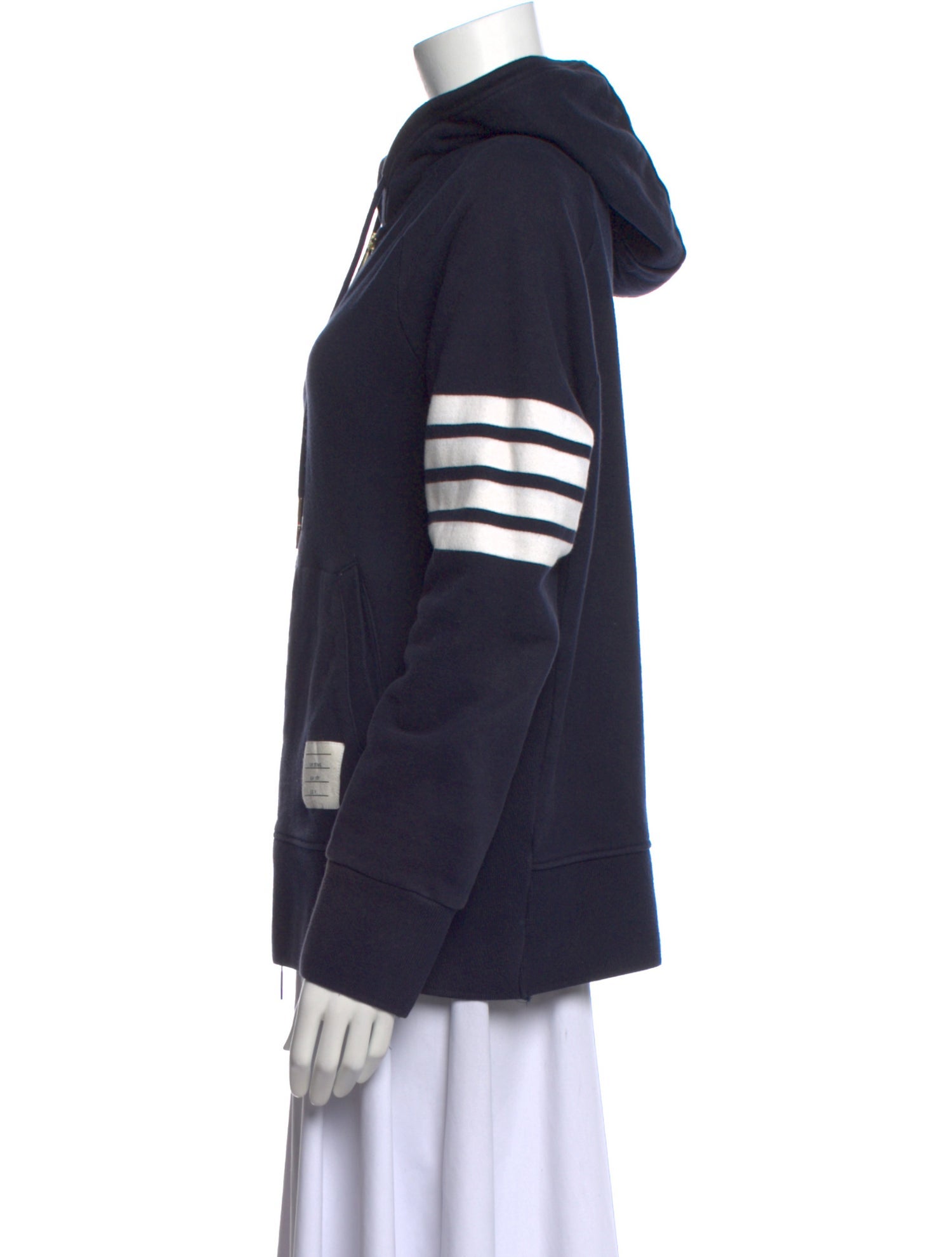 Thom Browne Striped Crew Neck Hoodie
