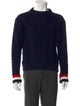 Thom Browne Wool Crew Neck Pullover