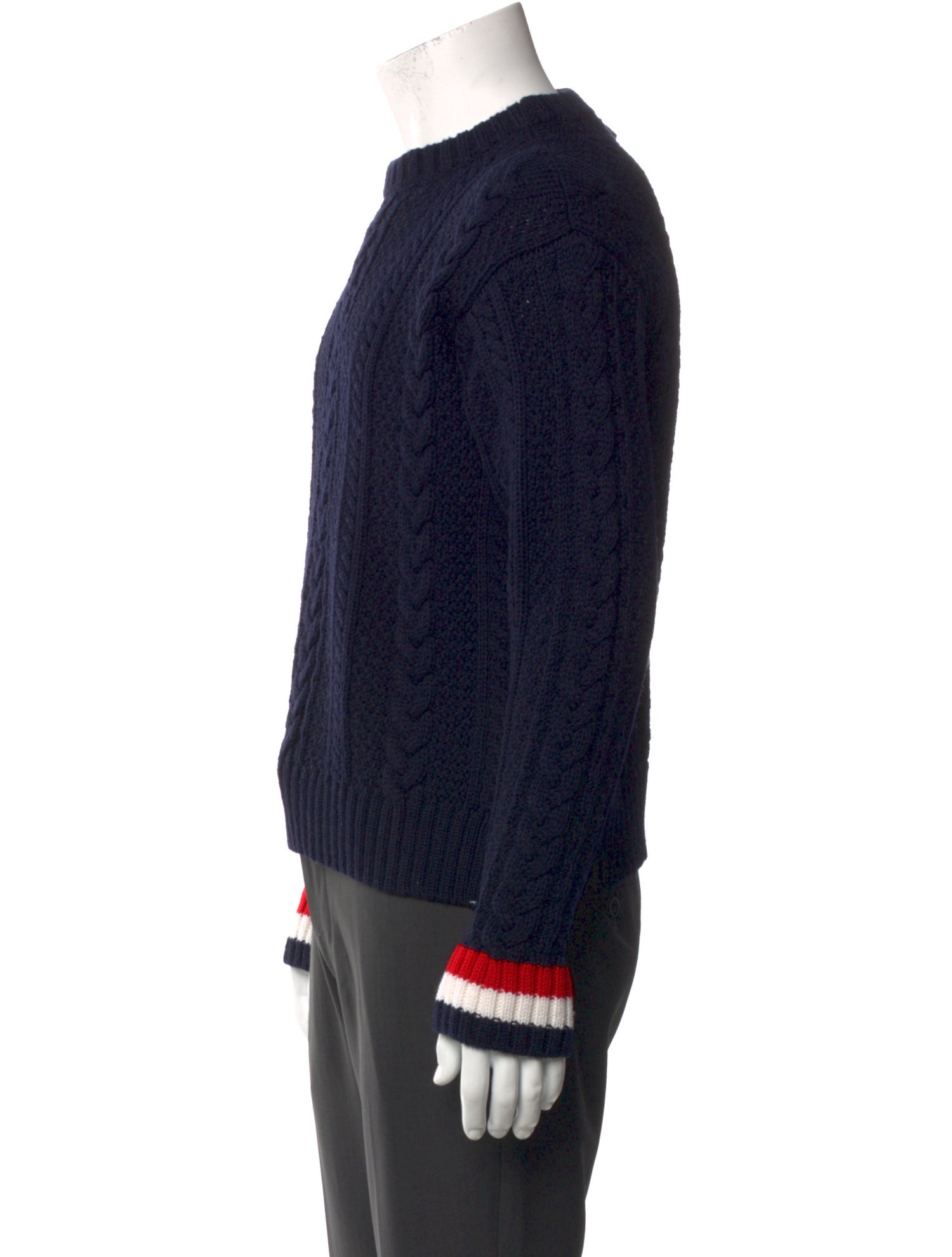 Thom Browne Wool Crew Neck Pullover