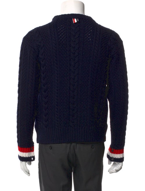 Thom Browne Wool Crew Neck Pullover