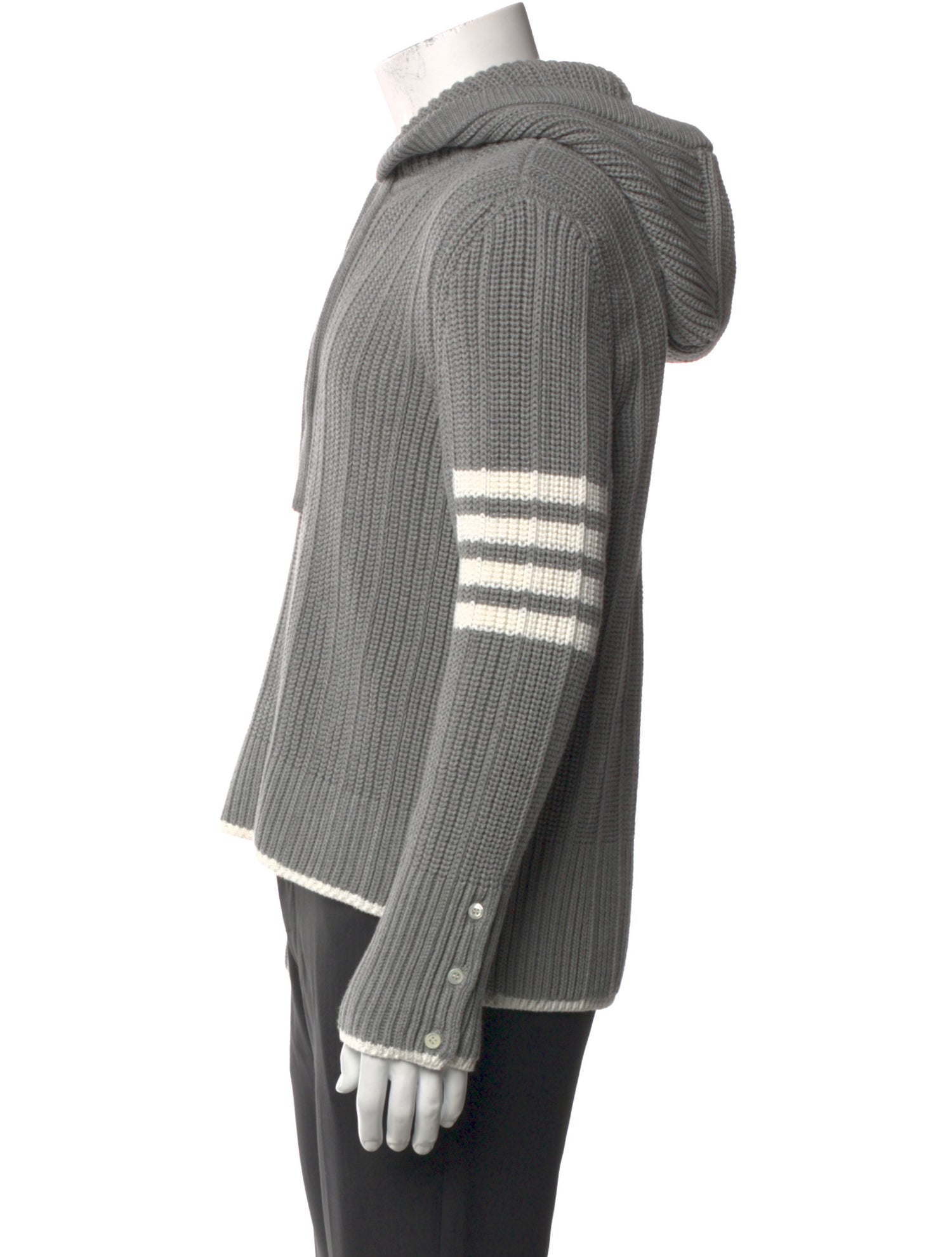 Thom Browne Turtleneck Long Sleeve Cardigan