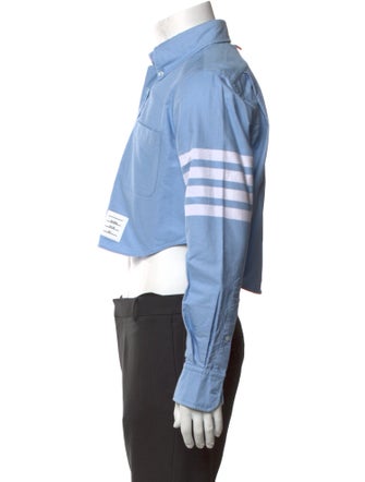 Thom Browne Striped Long Sleeve Shirt