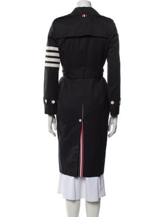 Thom Browne 4 Bar Stripe Trench Coat