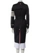 Thom Browne 4 Bar Stripe Trench Coat