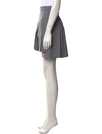 Thom Browne Grosgrain Trim Mini Skirt