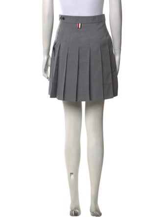 Thom Browne Grosgrain Trim Mini Skirt