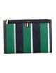 Thom Browne printed leather laptop case