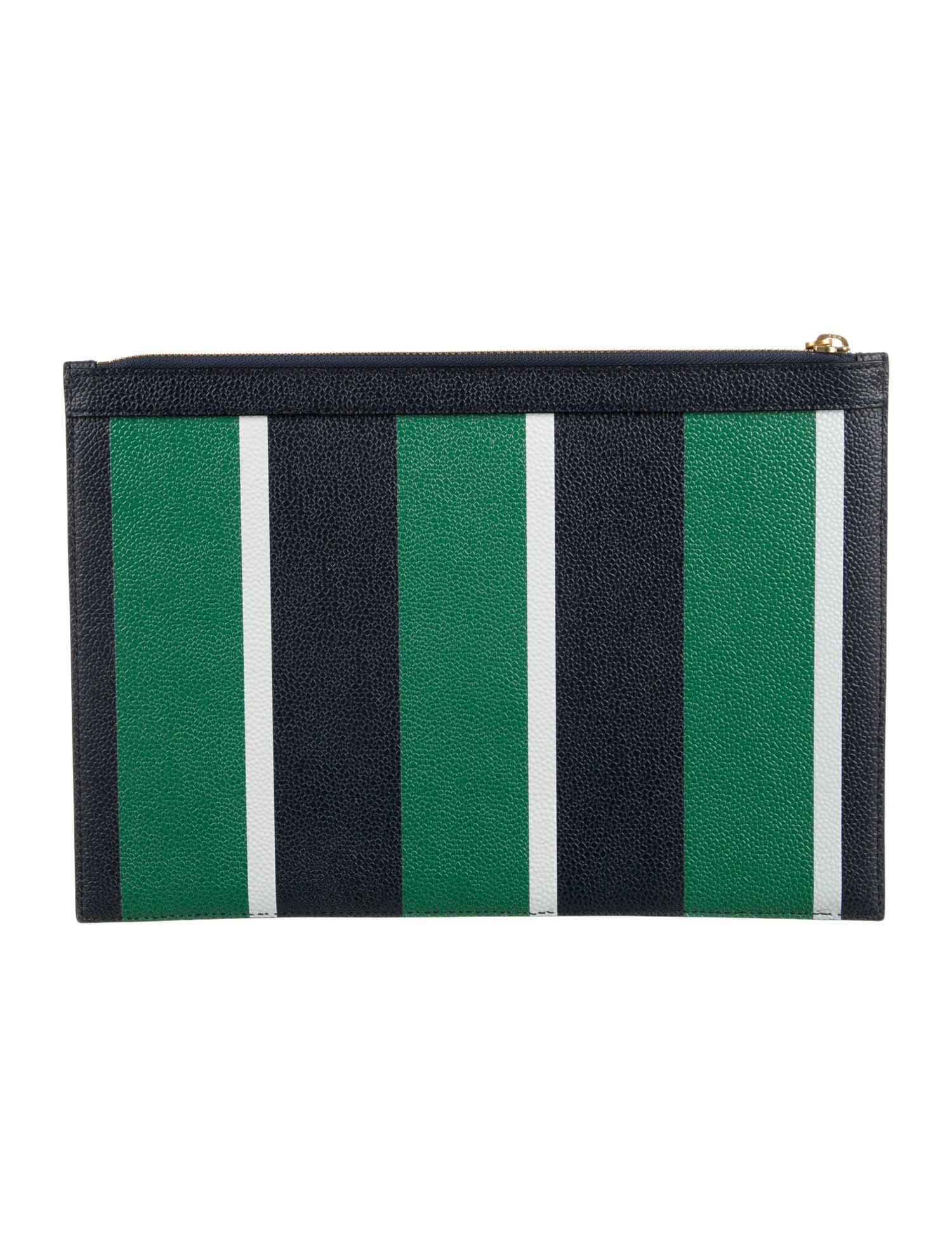Thom Browne printed leather laptop case