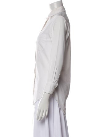 Thom Browne Three-Quarter Sleeve Button-Up Top