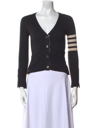 Thom Browne Cashmere V-Neck Sweater