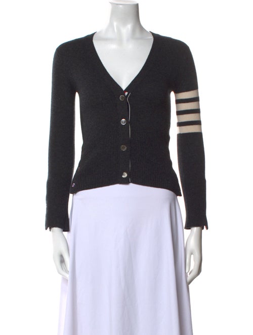 Thom Browne Cashmere V-Neck Sweater