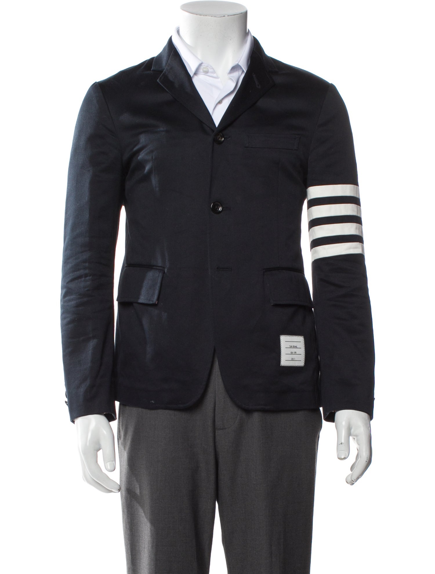 Thom Browne Embroidered Accent Blazer