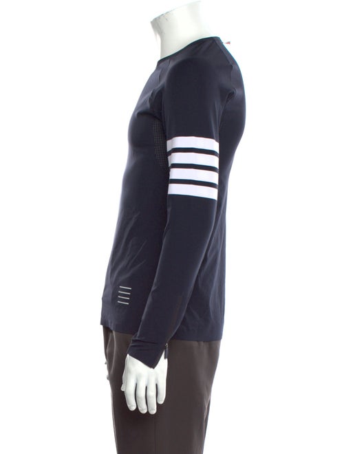 Thom Browne 4-Bar Colorblock Pattern T-Shirt