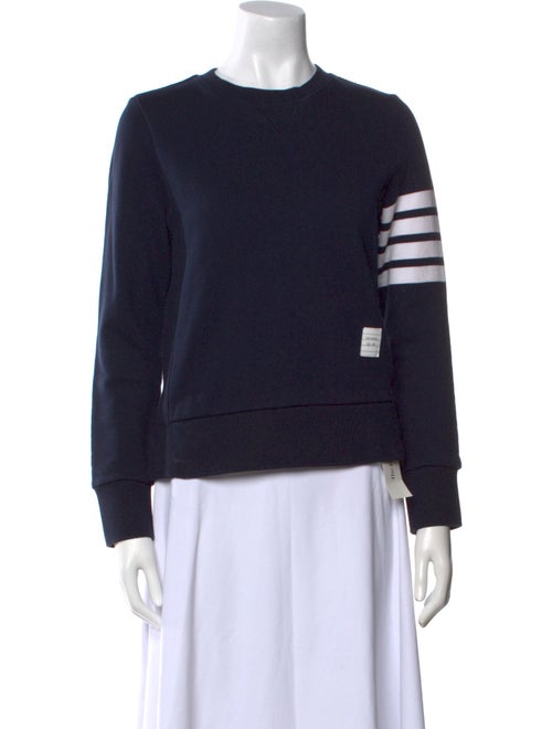 Thom Browne Striped Crew Neck Sweatshirt