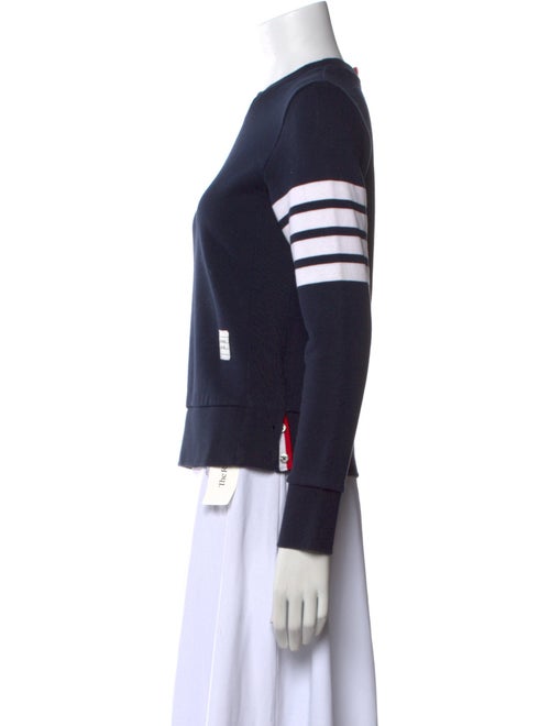 Thom Browne Striped Crew Neck Sweatshirt