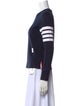 Thom Browne Striped Crew Neck Sweatshirt