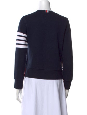 Thom Browne Striped Crew Neck Sweatshirt
