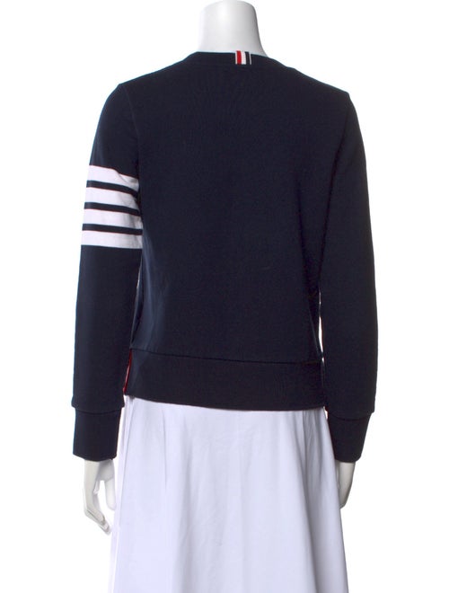 Thom Browne Striped Crew Neck Sweatshirt