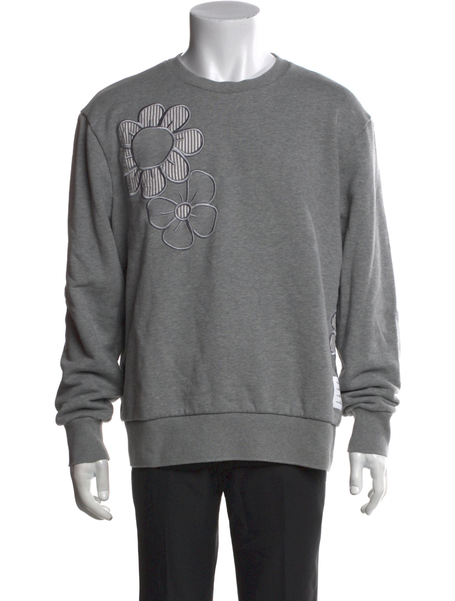 Thom Browne Graphic Print Crew Neck Sweatshirt