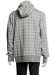 Thom Browne Plaid Print Crew Neck Hoodie