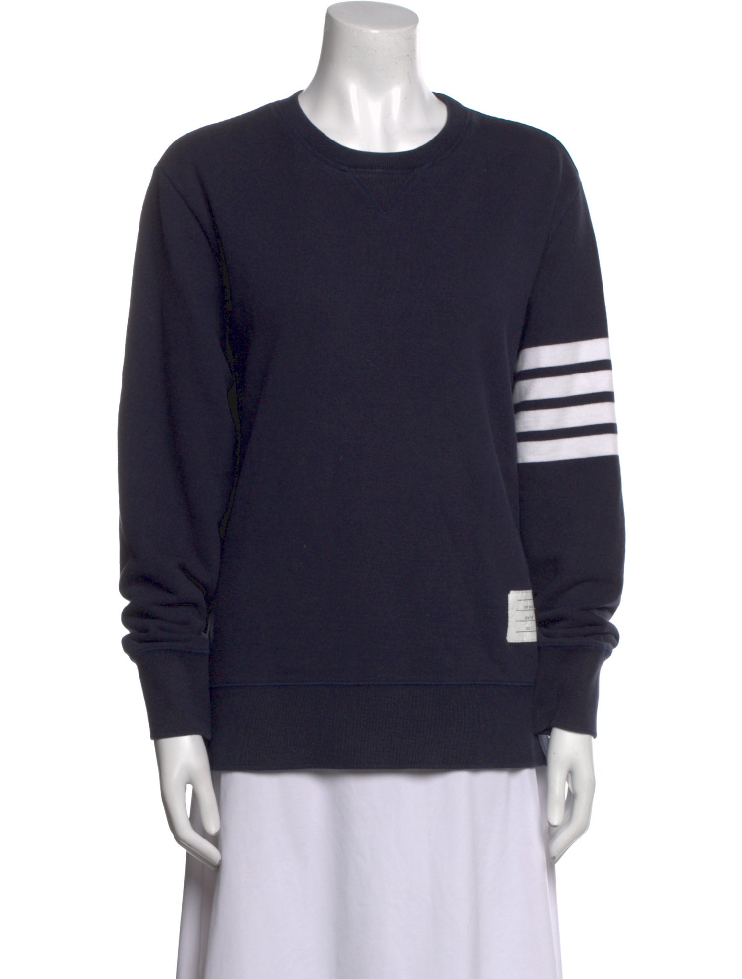 Thom Browne Crew Neck Long Sleeve Sweatshirt