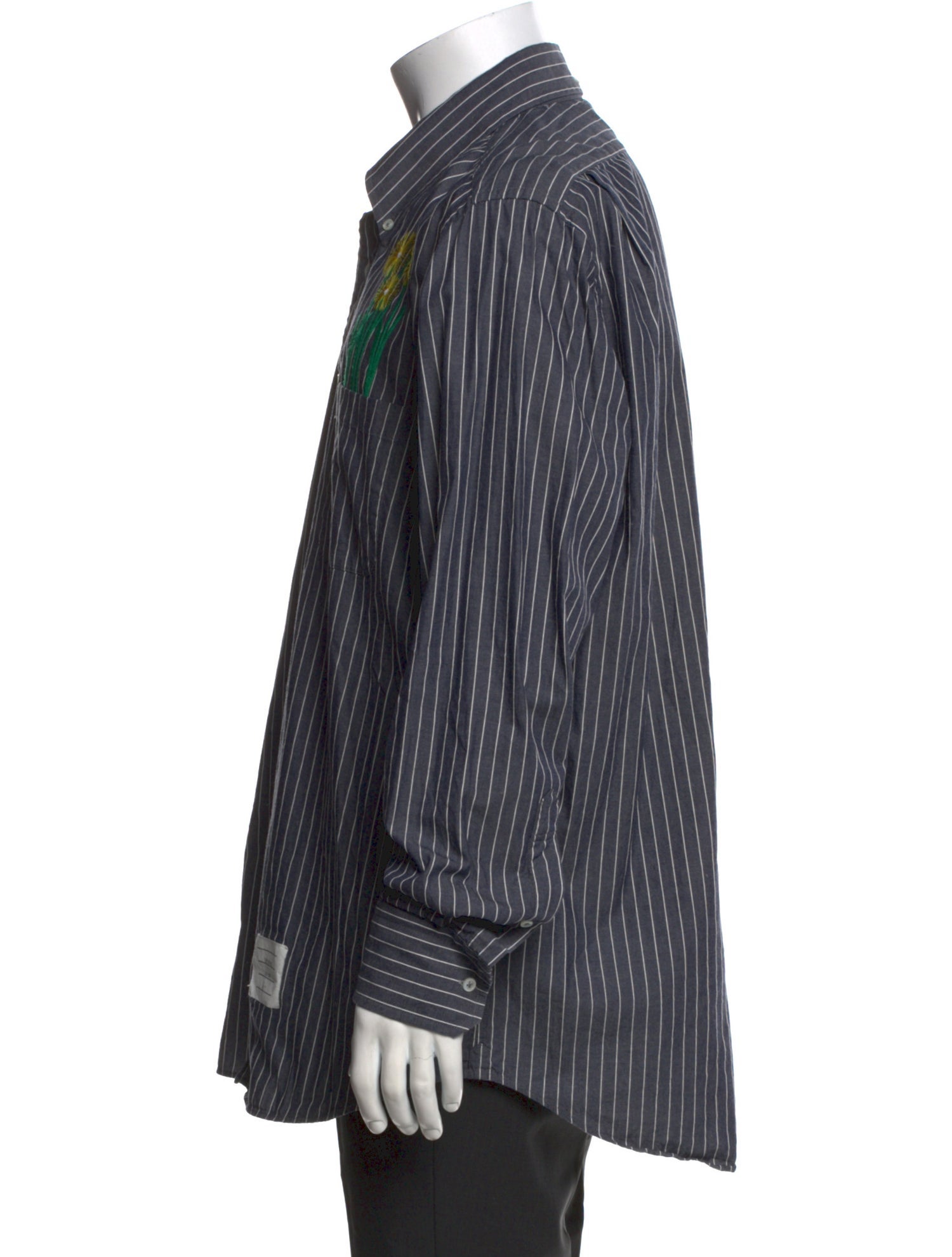 Thom Browne Striped Long Sleeve Shirt