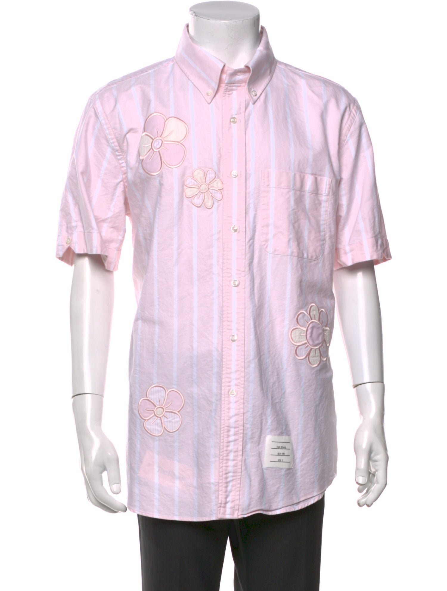 Thom Browne Printed Short Sleeve Shirt