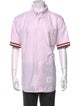 Thom Browne Striped Short Sleeve Shirt