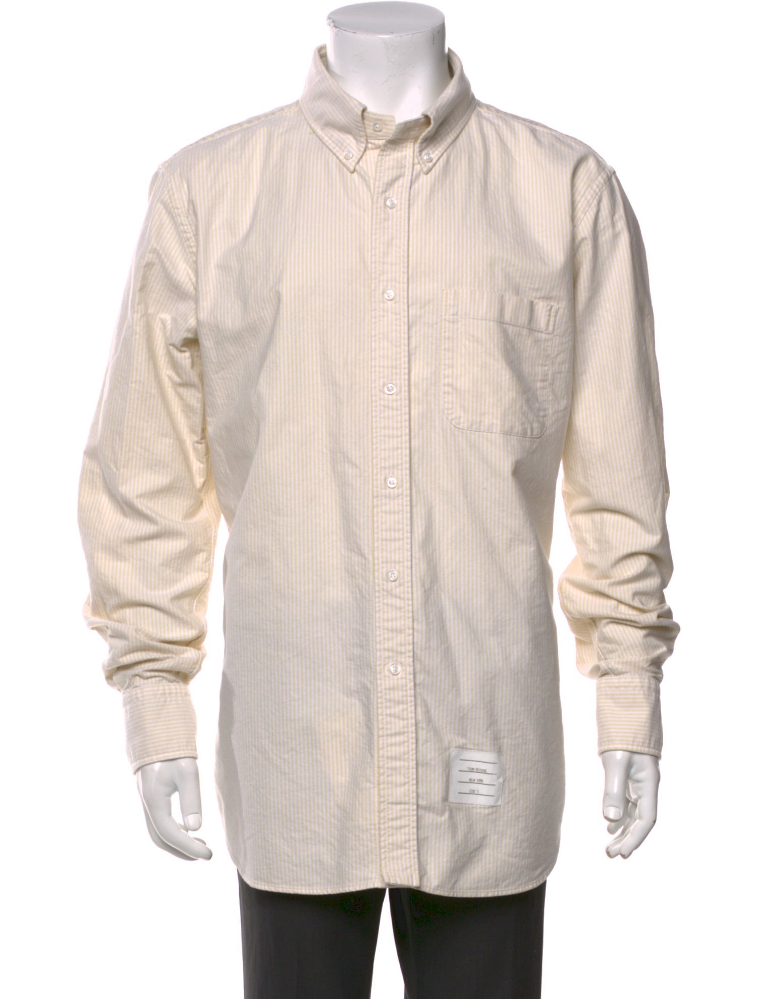 Thom Browne Striped Long Sleeve Shirt