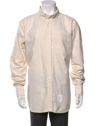 Thom Browne Striped Long Sleeve Shirt