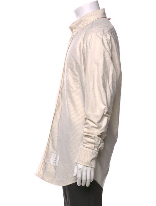 Thom Browne Striped Long Sleeve Shirt