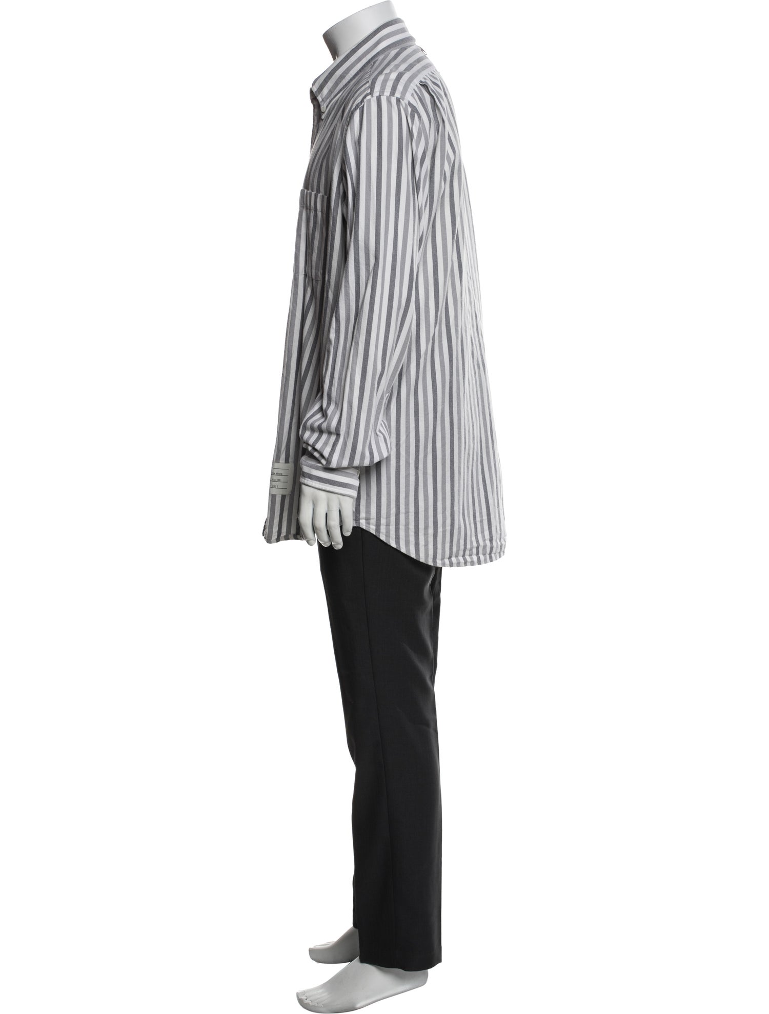 Thom Browne Striped Long Sleeve Shirt