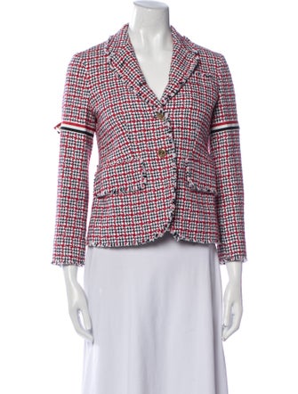 Thom Browne Houndstooth Print Blazer