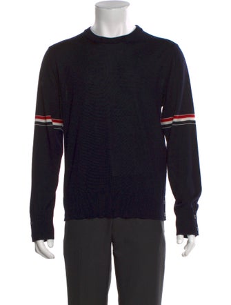 Thom Browne Virgin Wool Crew Neck Pullover