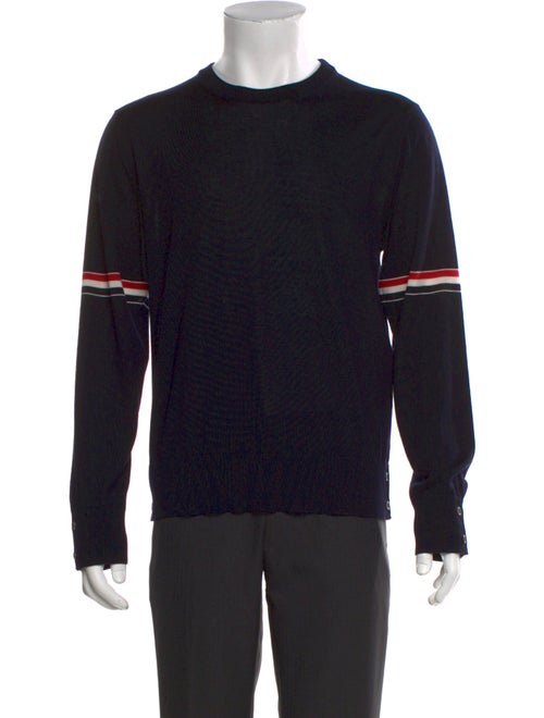 Thom Browne Virgin Wool Crew Neck Pullover