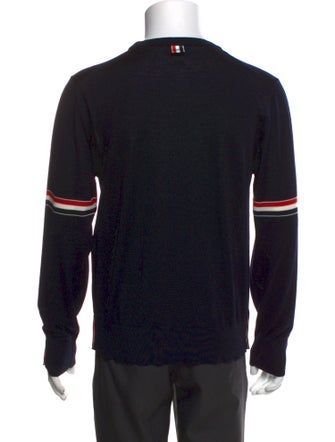 Thom Browne Virgin Wool Crew Neck Pullover