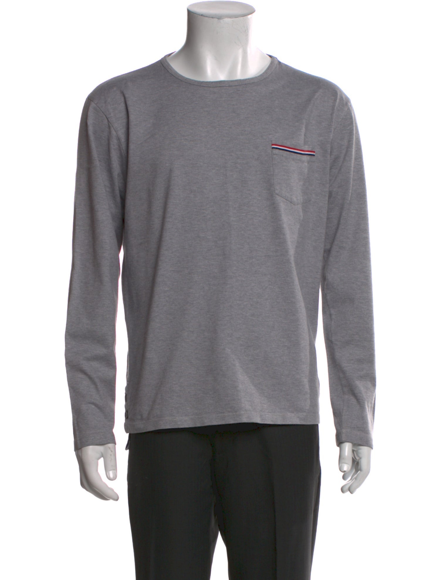 Thom Browne Graphic Print Crew Neck T-Shirt