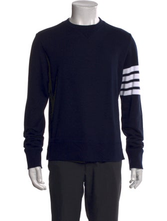 Thom Browne Striped Crew Neck Sweatshirt