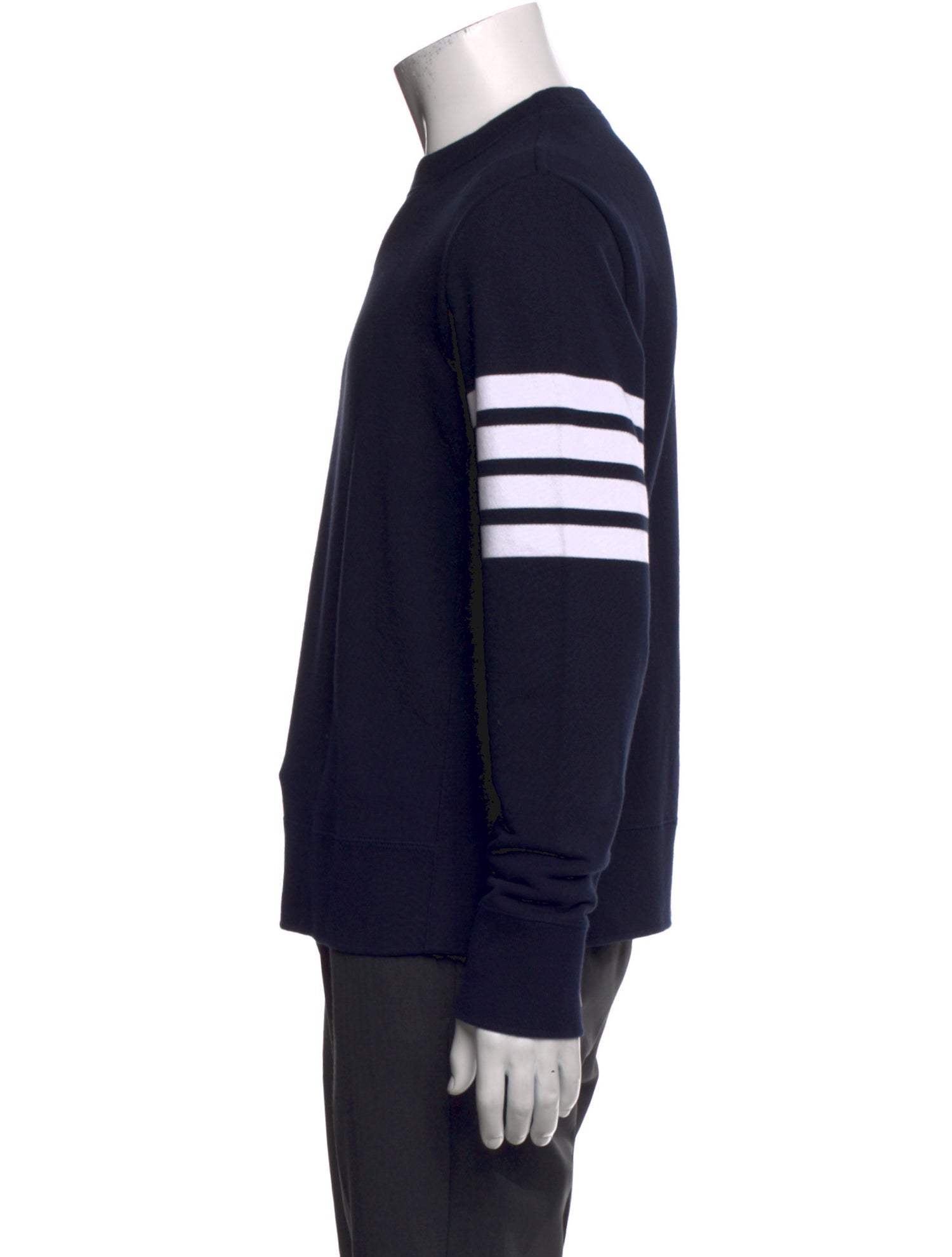 Thom Browne Striped Crew Neck Sweatshirt