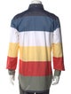 Thom Browne Colorblock Pattern Long Sleeve Shirt